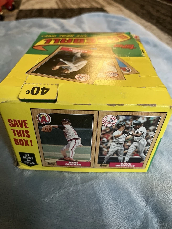1987 Topps Baseball Box. 36 Sealed Packs. Bo Jackson / Barry Larkin / Bonds - Image 4 of 4