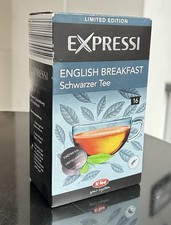 Expressi K-fee ENGLISH BREAKFAST Schwarzer Tee Kapseln 16 Stück Neu MHD 11/26