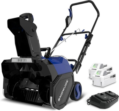 #ad Snow Joe IONMAX 48V 18 Inch Cordless Electric Snow Blower Machine 24V X2 SB18 GO $599.99