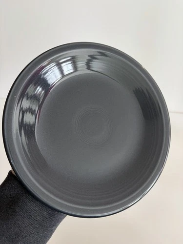 Fiesta Ware Homer Laughlin Slate Gray Salad Plate 7 1/4" Great Used Condition