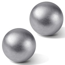 2 Pcs Iron Shot Put 8.8 lb Outdoor Shot Put 4 kg for High School Track and Fi...