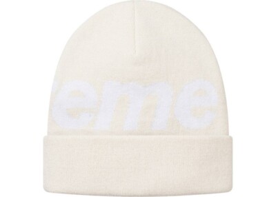 cream supreme beanie