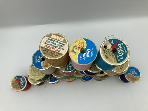 Vintage J&P Coats Dual Duty Plus Polyester Thread 20 Spools - Picture 7 of 10