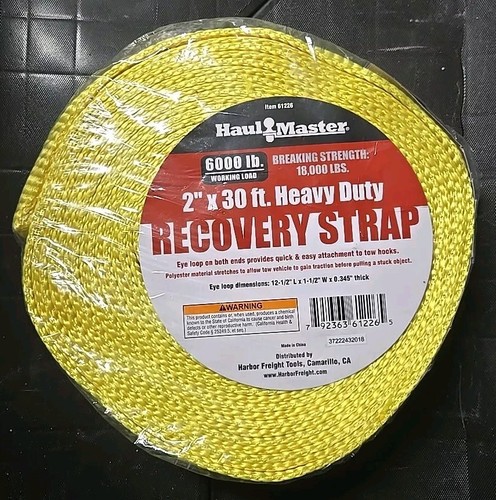 Haul Master 2” x 30 Ft. Heavy Duty Recovery Strap