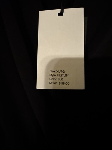 NWT Brand New DKNY Long Sleeve Blouse Cross-Over Sz XL - Picture 3 of 6