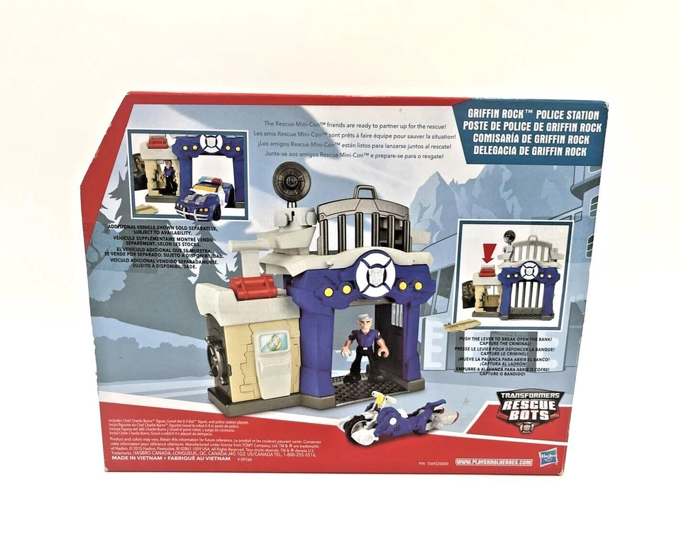 Игровой набор Transformers Rescue Bots Griffin Rock Police Station Chief Burns Growl - Изображение 2 из 4