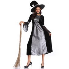 Halloween Cosplay Costumes Witch Costume Personalized Female Gothic Dress New