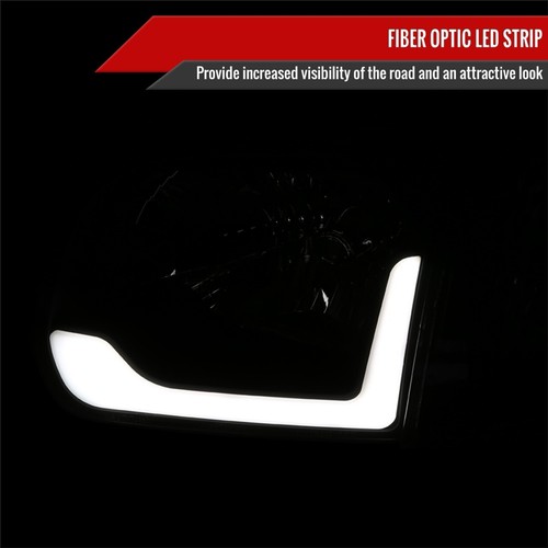 For 05-06 Toyota Tundra 05-06 Sequioa DRL Headlights + Corners Black Housing - Picture 2 of 3