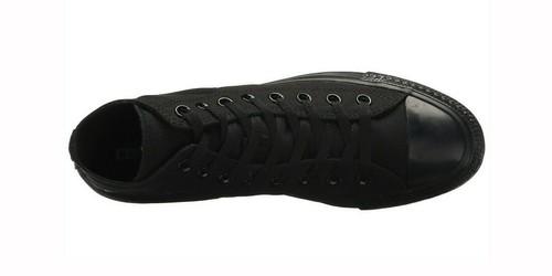 CONVERSE All Star Chuck Taylor High Boys Girls Shoes Black Mono Canvas Sneakers - Picture 3 of 5