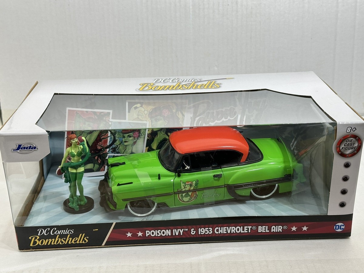 JADA 30455 DC COMICS BOMBSHELLS POISON IVY 1953 CHEVY BEL