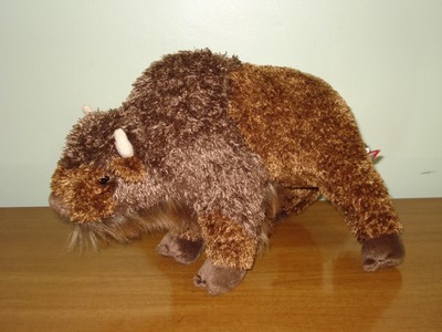 giant stuffed buffalo