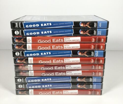 Good Eats Mixed Lot of 11 DVDs Alton Brown Food Network *Five Brand New Sealed*