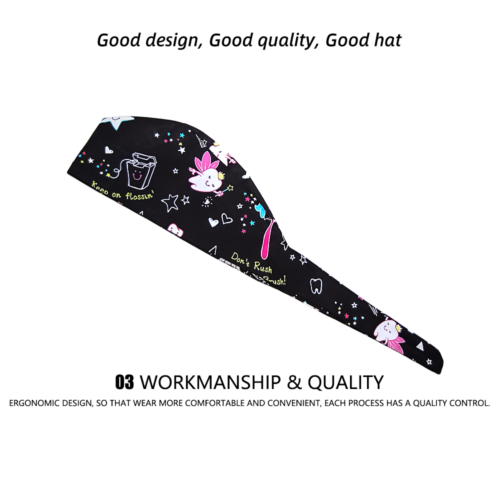 Unisex Bones printed Surgical Cap Hospital Clinical Hat orthopedics Scrubs Caps - Picture 6 of 8