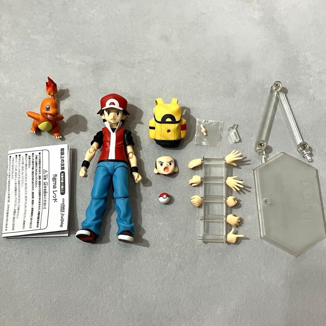 Figma ポケモン フィギュアセット レッド　356 Red Pokemon figma No.356 Male Figure 4580416903677| eBay