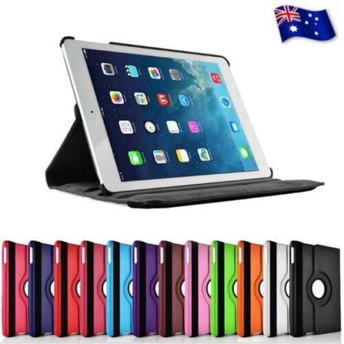 Rotating Leather Smart Flip Case For Apple iPad 7th 6th 5th 4th 3rd 2nd Cover - Picture 1 of 17