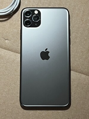 Apple iPhone 11 pro max 256GB Space Gray unlocked A2161 READ ios