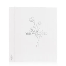 Wedding Photo Album 8x10 Each Pack holds 50 Pictures Slip in Pockets Mini Lin...