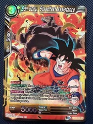 Son Goku, Steadfast Assistance BT15-096 Super Rare Saiyan Showdown