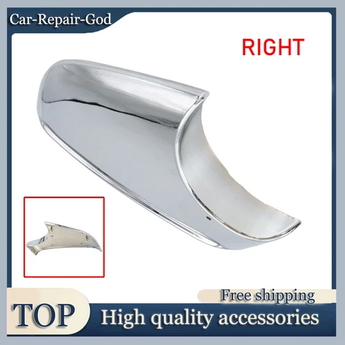 Right Side Exterior Rear View Mirror Chrome Cover Fits 2016-2021 Tesla Model X