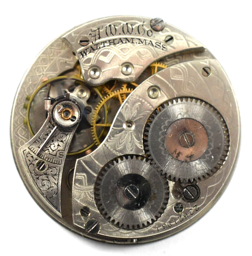 Mouvement De Montre De Poche Ancien Waltham 210 - Pour Pièces Ou Réparation - Occasion