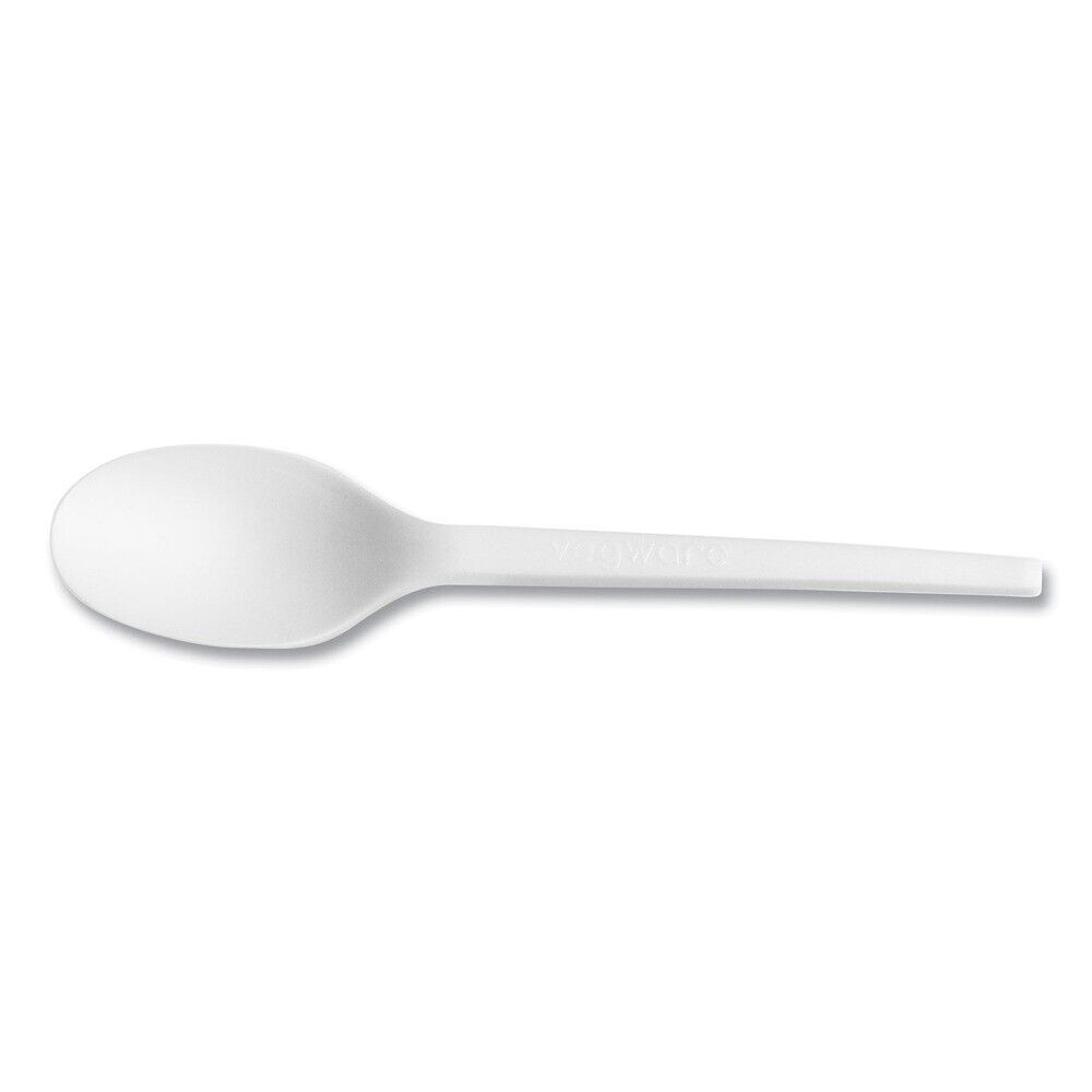 White CPLA Cutlery, Spoon, 1,000/Carton White CPLA Cutlery, Spoon, 1,000/Carton