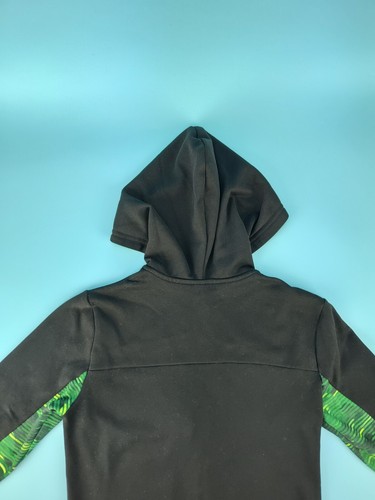 C9 Champion Boys Size 6/7 Camo Printed Tech Full Zip Hoodie Green Yellow Black - Picture 13 of 16