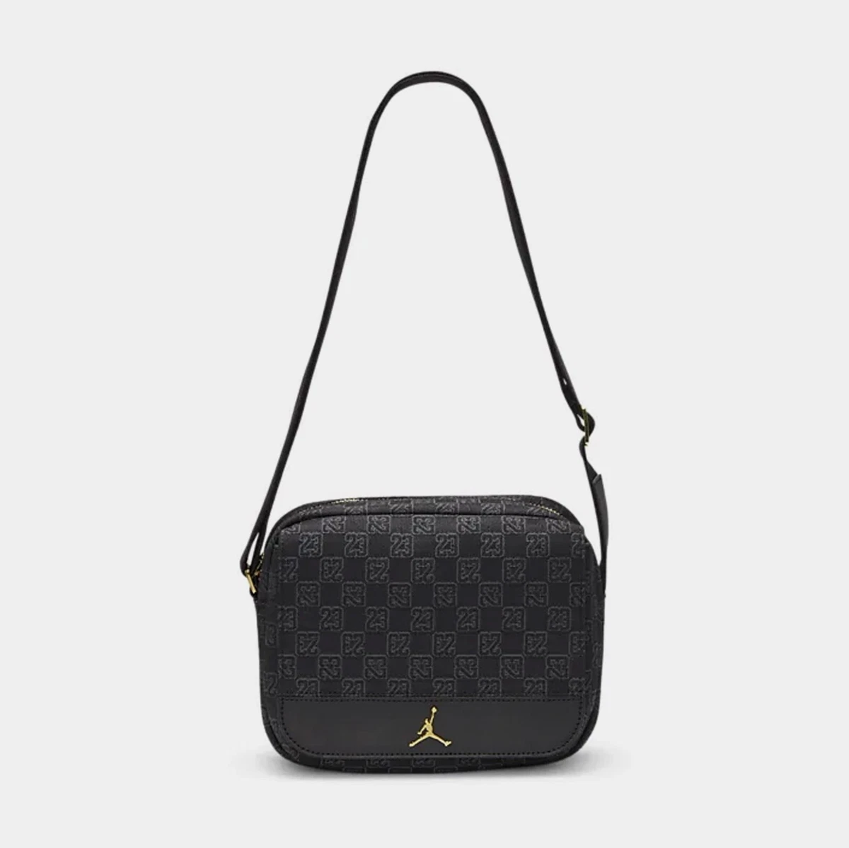 Air Jordan Monogram Crossbody Messenger Bag Sling Straps Black