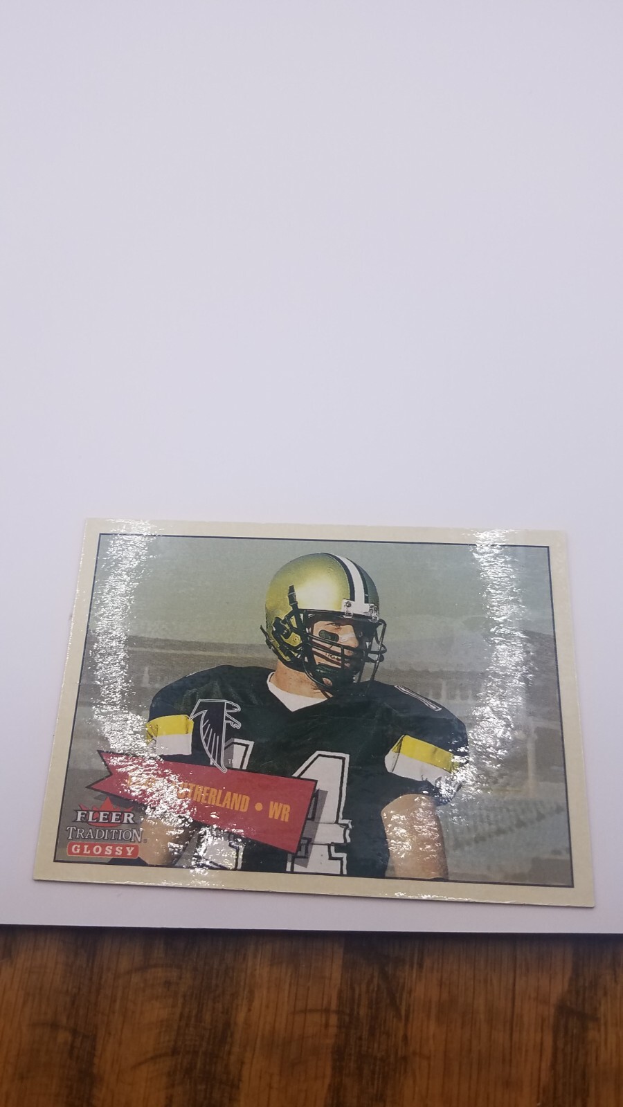 2001 Fleer Tradition Glossy /2001 Vinny Sutherland #436 Rookie RC