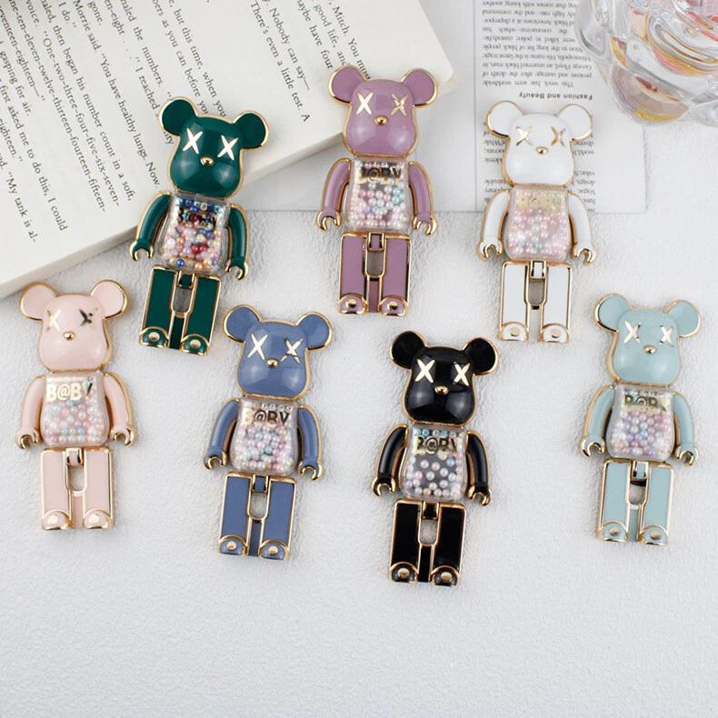 Venta al por mayor Candy Cool Bear Soporte para teléfono Soporte trasero horizontal vertical giratorio Foto 4 de 4