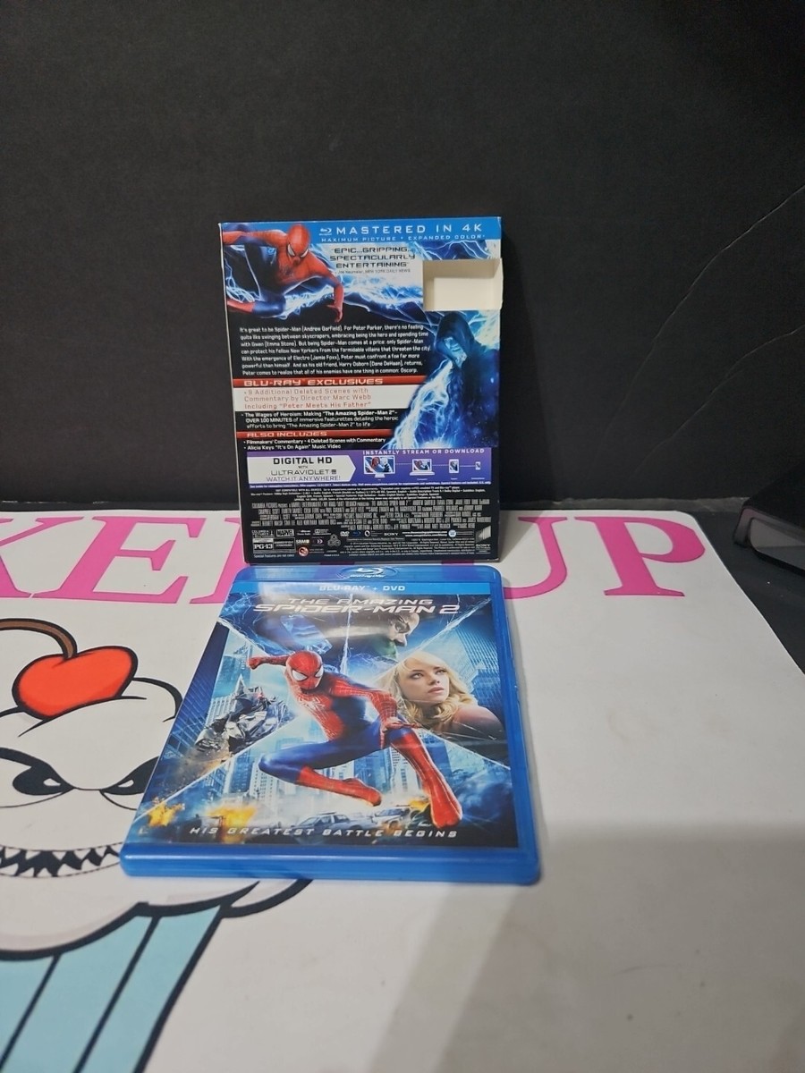 The Amazing Spider-Man 2 Blu-ray Andrew Garfield Emma Stone Jamie