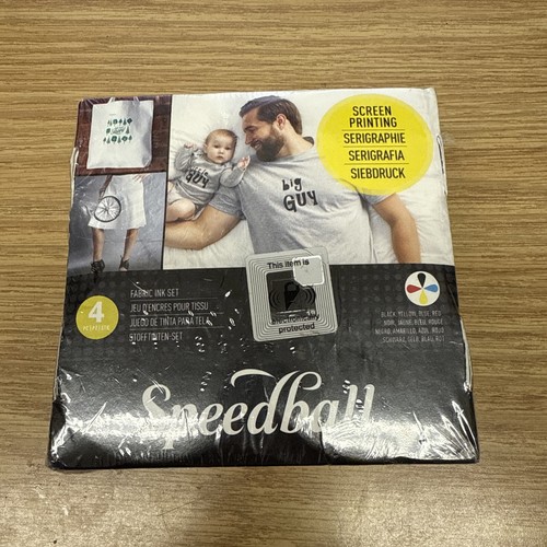 Speedball Fabric Screen Printing Ink, 4 Ounces Jars, Set of 4 Colors 045025 - Picture 2 of 6