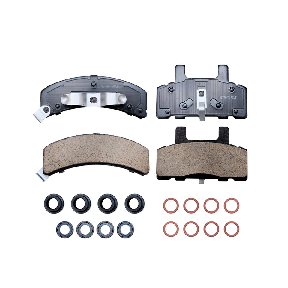 Pastillas de freno delanteras de cerámica para Ram 1500 Suburban C1500 K1500 C2500 K2500 Yukon Foto 3 de 4