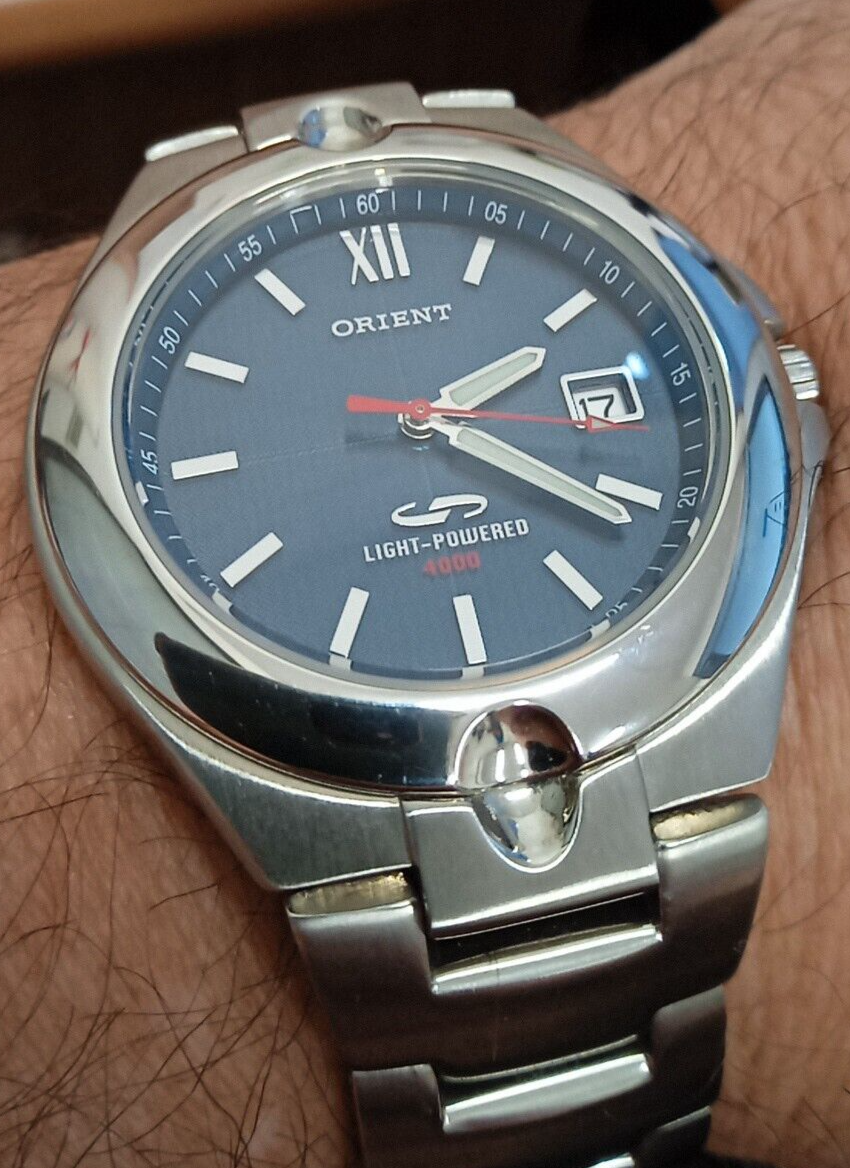 Rare ORIENT Watch LIGHT POWERED 4000 wristwatch | eBay