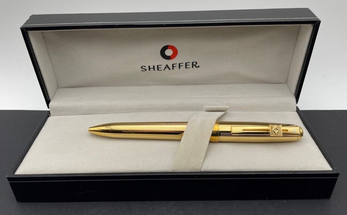 SHEAFFER Prelude Twist Action Ballpoint Pen Fluted Gold