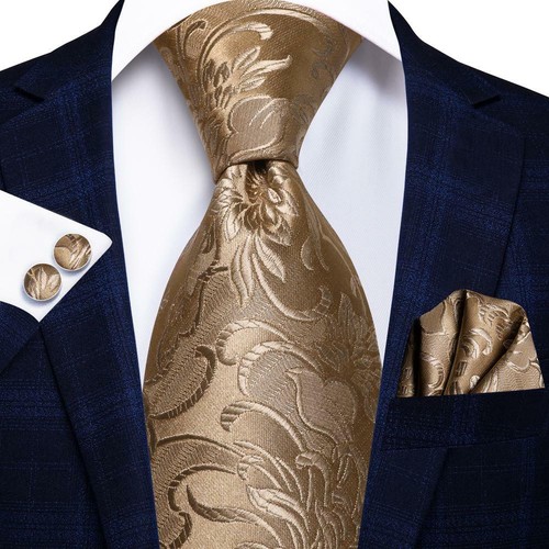 Reino Unido 100 % seda para hombre corbata de cachemira conjunto de corbatas azules a rayas florales negras corbatas de boda - Imagen 132 de 248