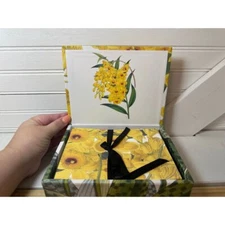 Vintage Set of blank greeting cards Floral Stationary NWOT New York Garden