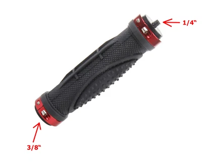 Impugnatura accessoria con filettatura da 1/4" e 3/8" pollici e vite da 1/4"