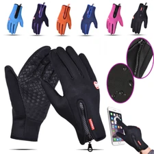 Winter Thermal Gloves Anti-Slip Motorcycle Gloves Cycling Touch Screen Gloves