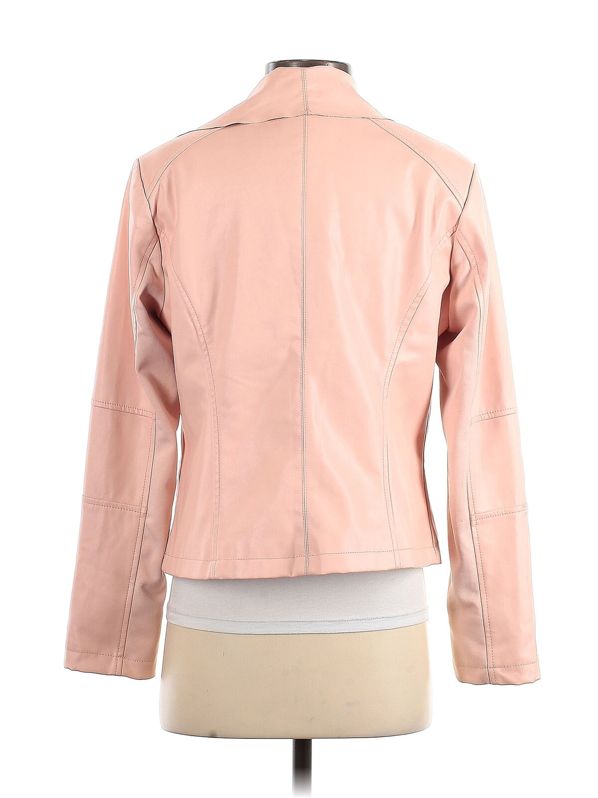 G by Giuliana Rancic Women Pink Faux Leather Jack… - image 2
