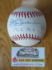 1961 Rookie of the Year DON SCHWALL signed BOSTON RED SOX Baseball COA Treasures
