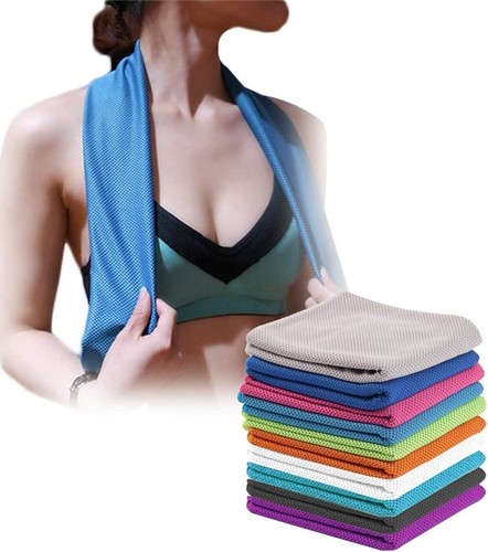 Microfiber Cooling Towel 40"x 12" Ice Towel - 4 Pack Soft Breathable Towels - Picture 37 of 38