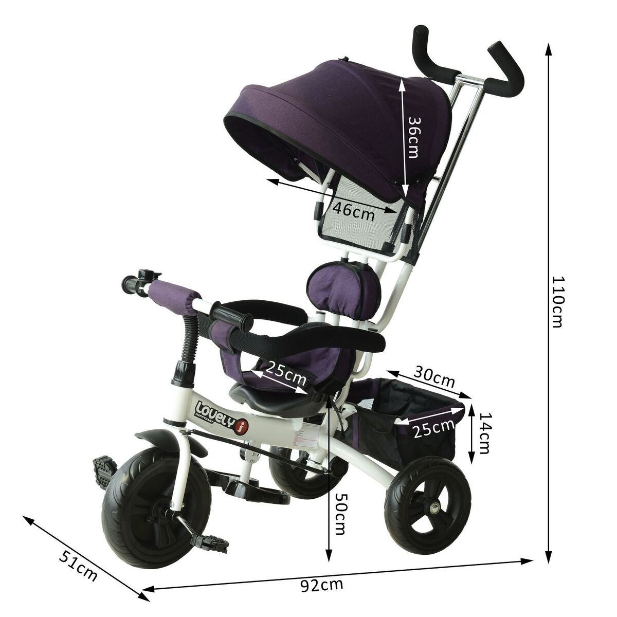 Children's Tricycle Portable One-button Folding Triciclo Infantil