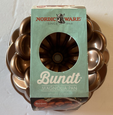 Magnolia Bundt - Nordic Ware Cast Aluminum Bundt Pan 10 Cup