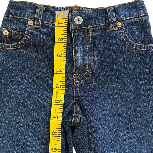 NWOT Vintage The Children’s Place Patchwork Flair Jeans Girls 4T - Picture 5 of 7