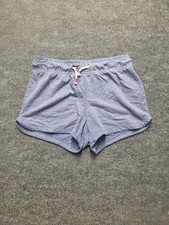 Cat  Jack Young Girl's Casual Shorts Blue Size XL Stretchable Waist Drawstring