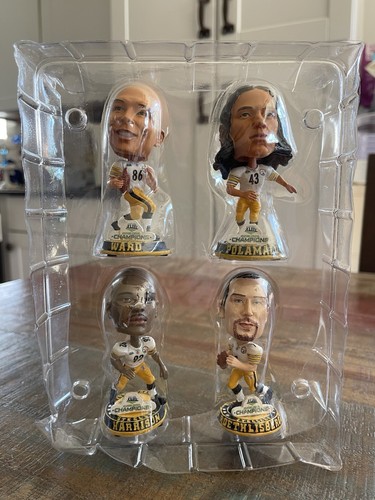 PITTSBURGH STEELERS Harrison/Big Ben/Ward/Polamalu SUPER BOWL 3” Bobblehead Set - Picture 3 of 3