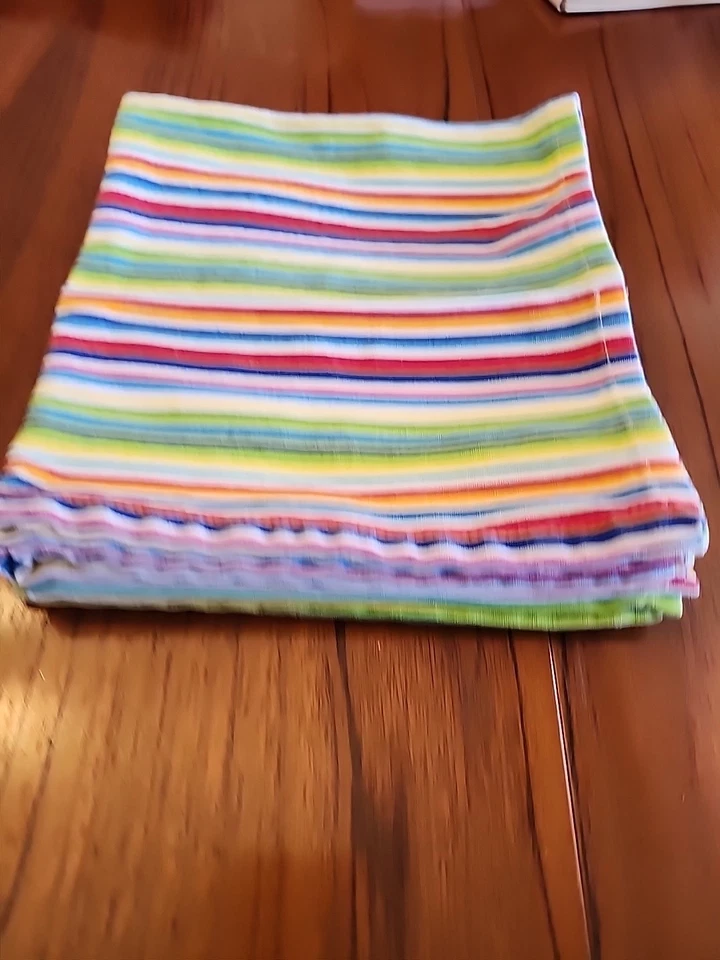 Bright Multi-color 100% Cotton Napkins -Set Of 4 - Image 2 of 4