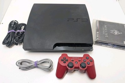 Sony PlayStation 3 Slim PS3 500GB Black Console Bundle Clean Tested Working 3001