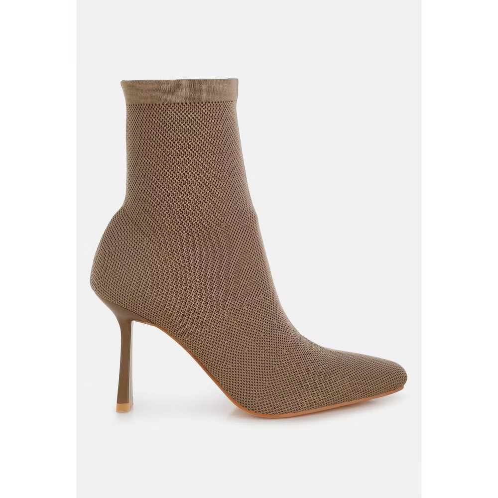 London Rag Womens Kintley Knitted Sock Boots 7 13690₽