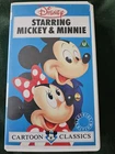 DISNEY STARRING MICKEY AND MINNIE  VHS VIDEO  RETRO KIDS